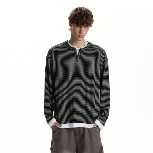 RT No. 59067 TWO PIECE STRIPED LONG SLEEVE