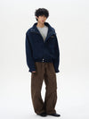 RT No. 12253 SLANT CARGO STRAIGHT PANTS