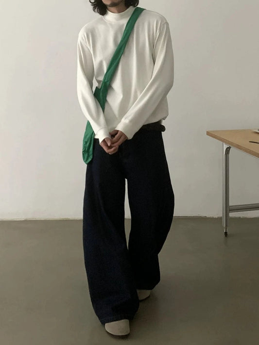 RT No. 18766 WIDE SCIMITAR DENIM JEANS