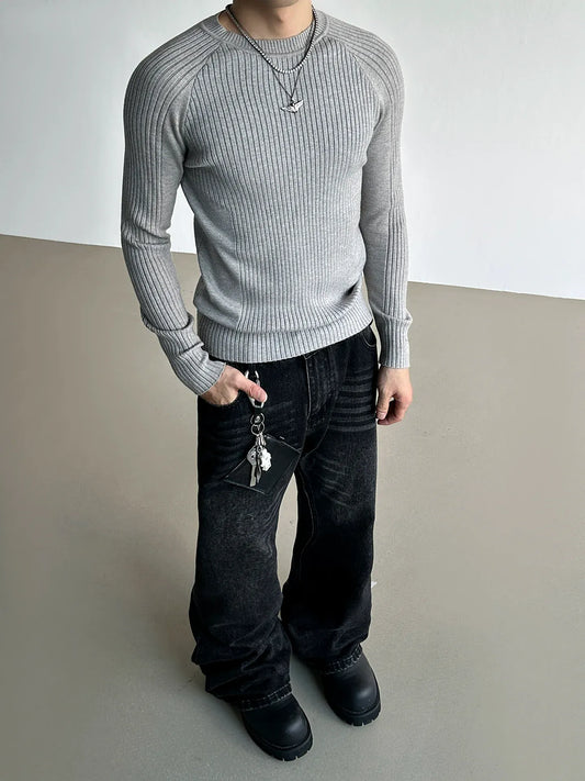 RT No. 50128 KNITWEAR SLIM LONGSLEEVE