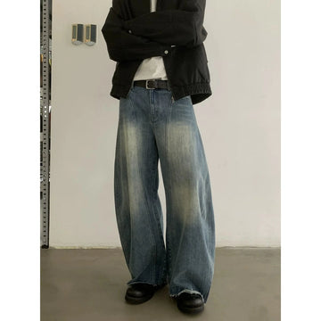 RT No. 18869 RECONSTRUCTED SCIMITAR STRAIGHT JEANS