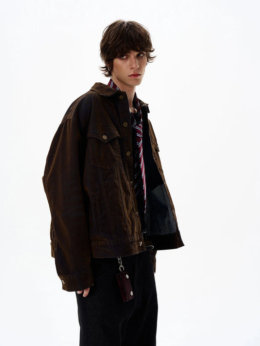 RT No. 18023 BROWN DENIM JK