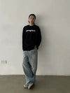 RT No. 32063 WHISKER WASHED DENIM STRAIGHT JEANS
