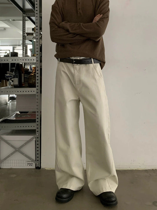 RT No. 29157 MAINICHI STRAIGHT DRAPE PANTS