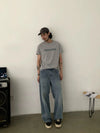 RT No. 19735 BLUE DENIM STRAIGHT JEANS