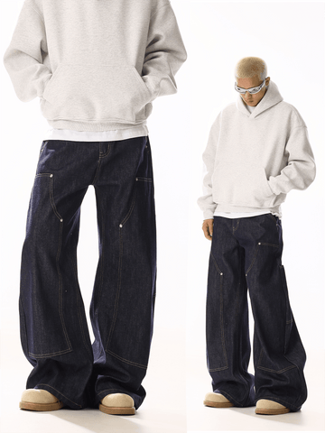 RT No. 19807 OG BLUE CARPENTER DENIM STRAIGHT JEANS