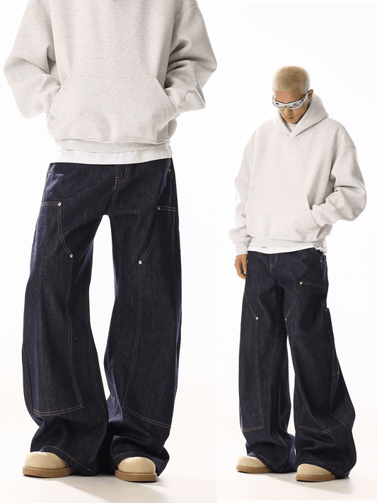 RT No. 19807 OG BLUE CARPENTER DENIM STRAIGHT JEANS