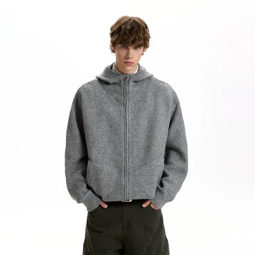 RT No. 40609 OKANE KNITWEAR ZIPPER HOODIE