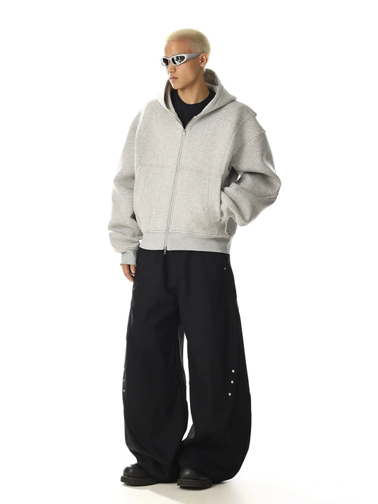 RT No. 28006 GRAY HEAVYWEIGHT ZIP HOODIE