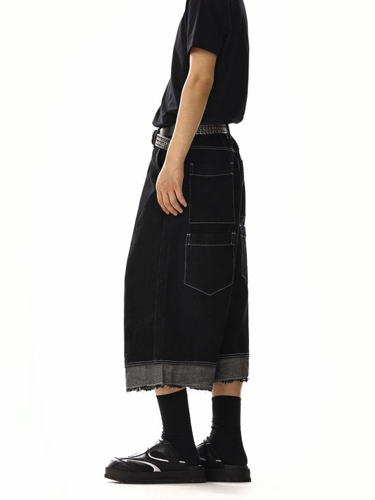 RT No. 18210 BLACK WIDE SHORTS