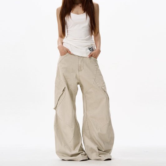 RT No. 18024 RECONSTRUCTED STRAIGHT CARGO PANTS