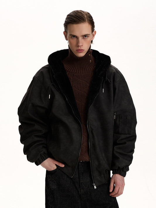 RT No. 58011 KAZE LEATHER ZIPPER JACKET