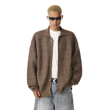 RT No. 33006 KNITWEAR COLLAR CARDIGAN