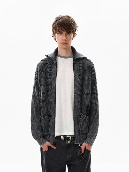 RT No. 50505 KNITWEAR ZIPPER SWEATER