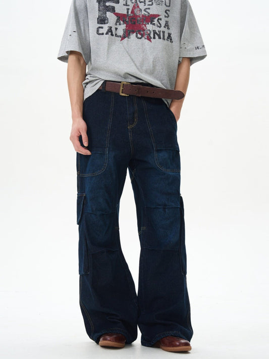 RT No. 12480 RECONSTRUCTED WORKWEAR STRAIGHT PANTS