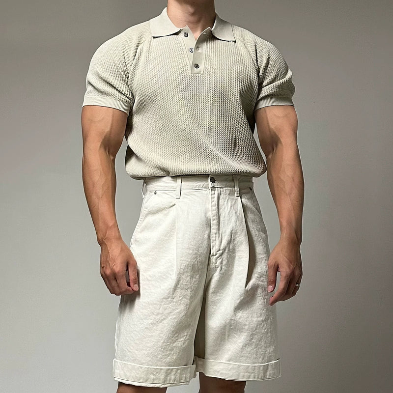 RT No. 11300 KNIT SHORT SLEEVE POLO SHIRT