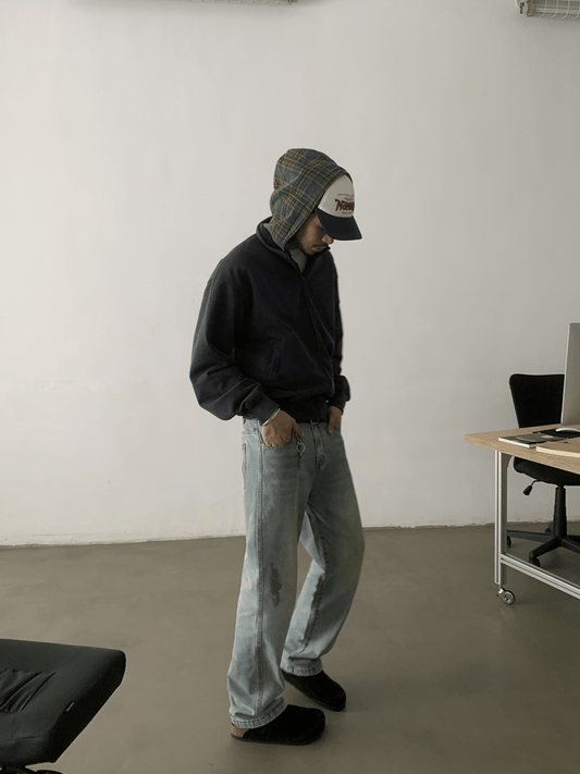 RT No. 18750 BOXY ZIP HOODIE