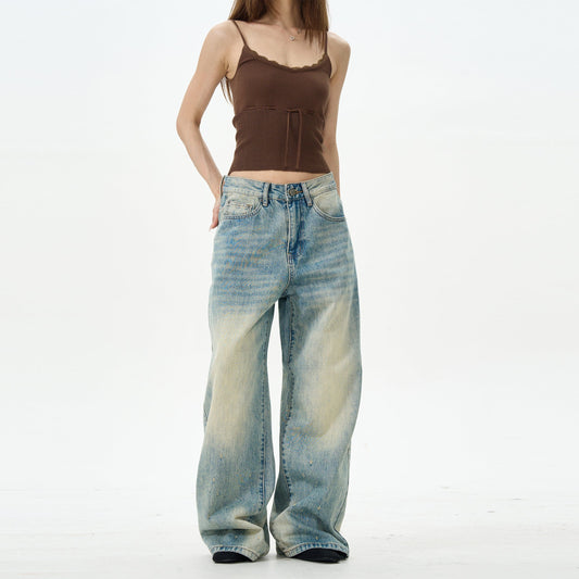 RT No. 12567 BLUE DENIM STRAIGHT JEANS