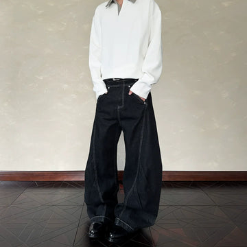 RT No. 40846 RECONSTRUCTED YORU SCIMITAR DENIM JEANS