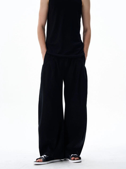 RT No. 19581 PLEATED BAGGY MACHETE CARGO PANTS