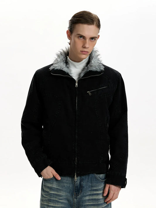 RT No. 45031 WOLF STAND COLLAR JACKET