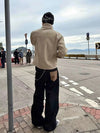 RT No. 18020 KANAGAWA BLACK DENIM STRAIGHT JEANS