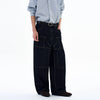 RT No. 29050 STITCHED DENIM BAGGY STRAIGHT JEANS