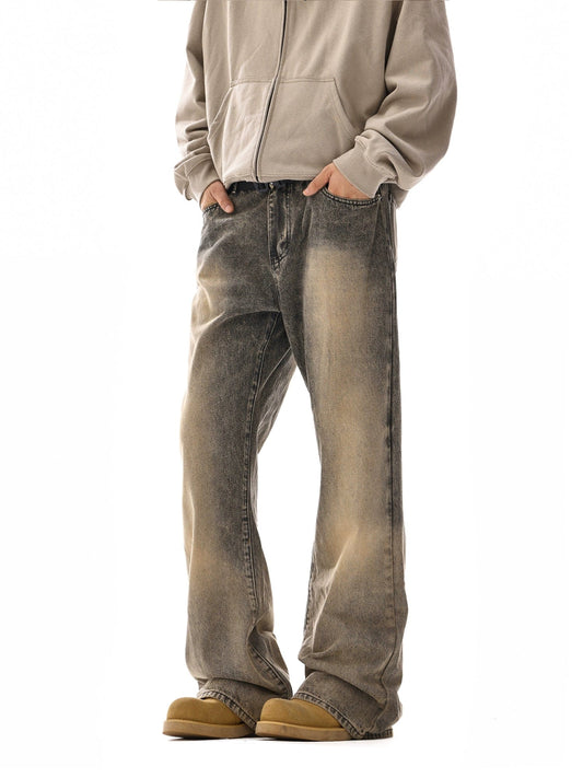 RT No. 12109 YELLOW MUD DENIM STRAIGHT JEANS