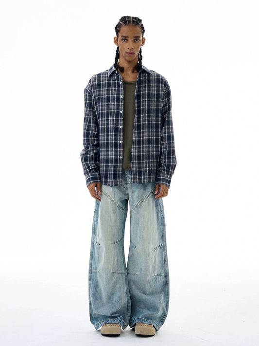 RT No. 19564 CARPENTER DENIM BLUE BAGGY JEANS
