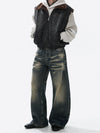 RT No. 50308 WHISKER WASH DENIM JEANS