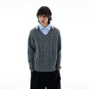 RT No. 25062 KNITWEAR V-NECK COLLAR SWEATER