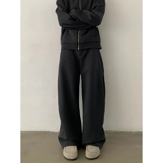 RT No. 29121 PLEATED SCIMITAR STRAIGHT SWEATPANTS