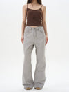 RT No. 12300 GRAY CASUAL STRAIGHT JEANS