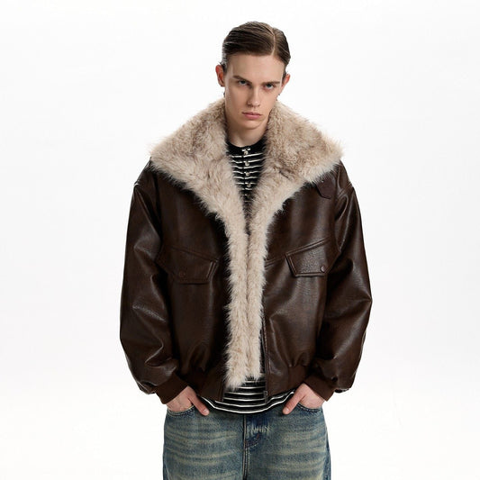 RT No. 55104 MOUNTAIN WOLF LEATHER JACKET