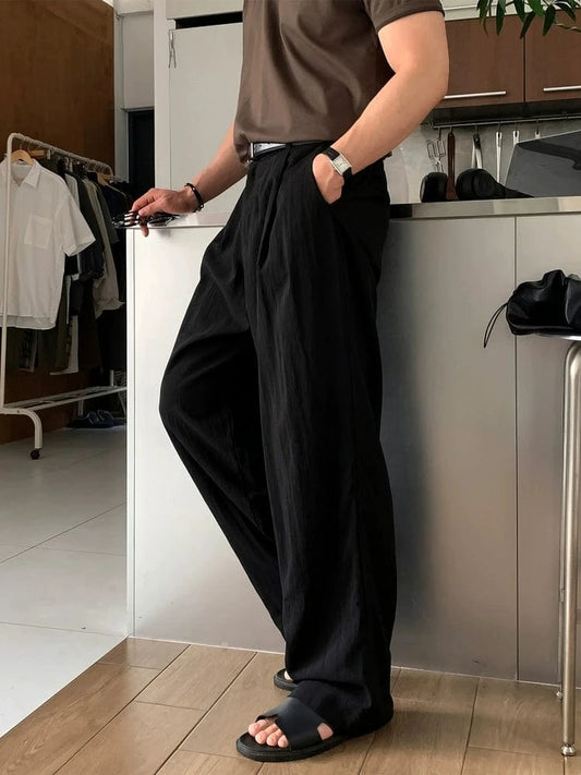 RT No. 18503 PLEATED STRAIGHT PANTS