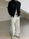RT No. 19004 BLACK ZIP-UP MOTORCYCLE JK