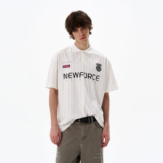 RT No. 13057 SOCCER STRIPED POLO