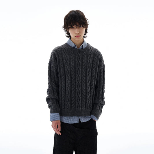 RT No. 25030 TWIST KNIT SWEATER