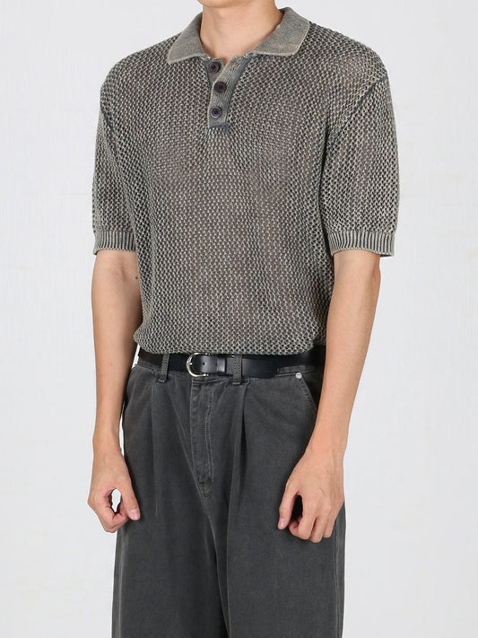 RT No. 12507 HOLLOW SHORT SLEEVE POLO