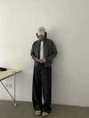 RT No. 19844 GRAY KNIT CARDIGAN SWEATER