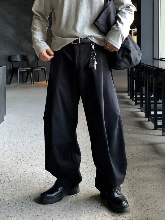 RT No. 32077 PLEATED STRAIGHT SUIT PANTS