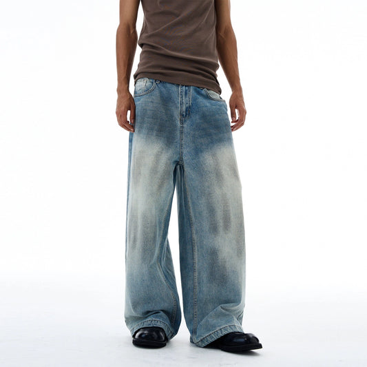 RT No. 19540 DIRT BLUE DENIM BAGGY JEANS