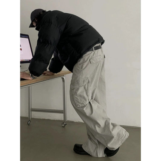 RT No. 18802 RECONSTRUCTED CARGO STRAIGHT PANTS
