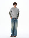 RT No. 12720 TWO PIECE LAYERED LONGSLEEVE