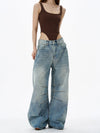 RT No. 18136 BLUE DENIM STRAIGHT JEANS