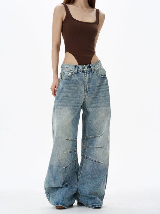 RT No. 18136 BLUE DENIM STRAIGHT JEANS