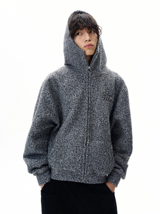 RT No. 32108 WOOLEN CURSIVE ZIP HEAVY JK