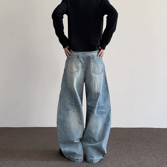 RT No. 40833 WASHED SCIMITAR DENIM JEANS