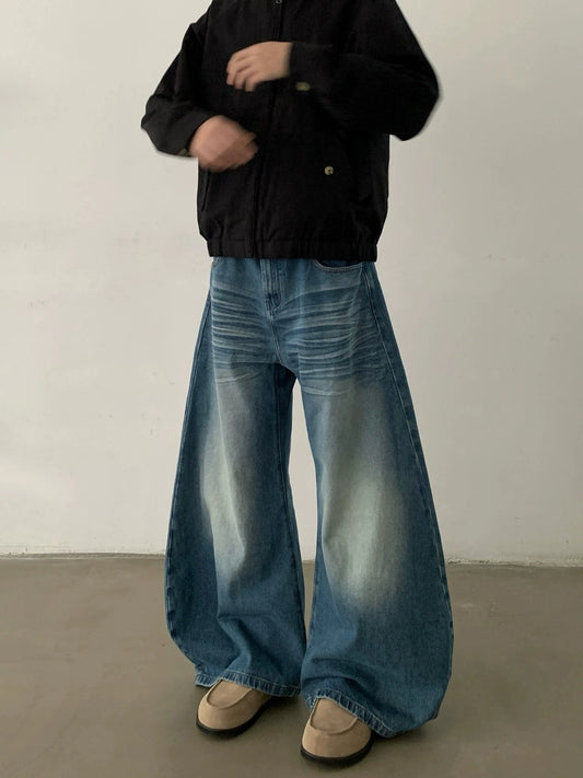 RT No. 29116 WASHED SCIMITAR DENIM JEANS