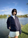 RT No. 32000 TWO-PIECE SHIRT V-NECK SWEATER